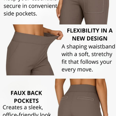 Hilda | Pantalón Elástico Elegante de Corte Entallado para Mujer