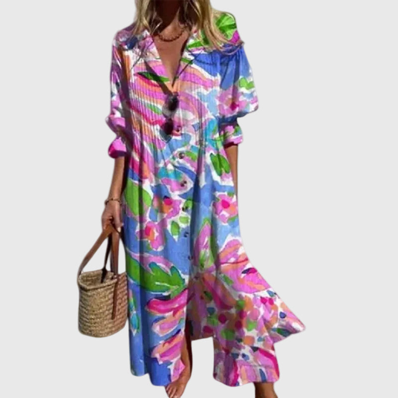 Francisca | Vestido Maxi Bohemio Elegante