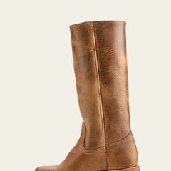 Botas de Piel Mujer Altas a la Rodilla - Café