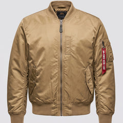 Chamarra acolchada hombre estilo piloto - Caqui (estándar)