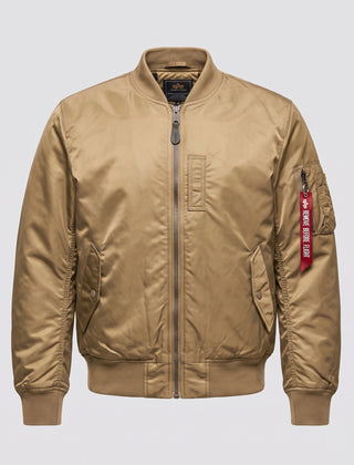 Chamarra acolchada hombre estilo piloto - Caqui (estándar)