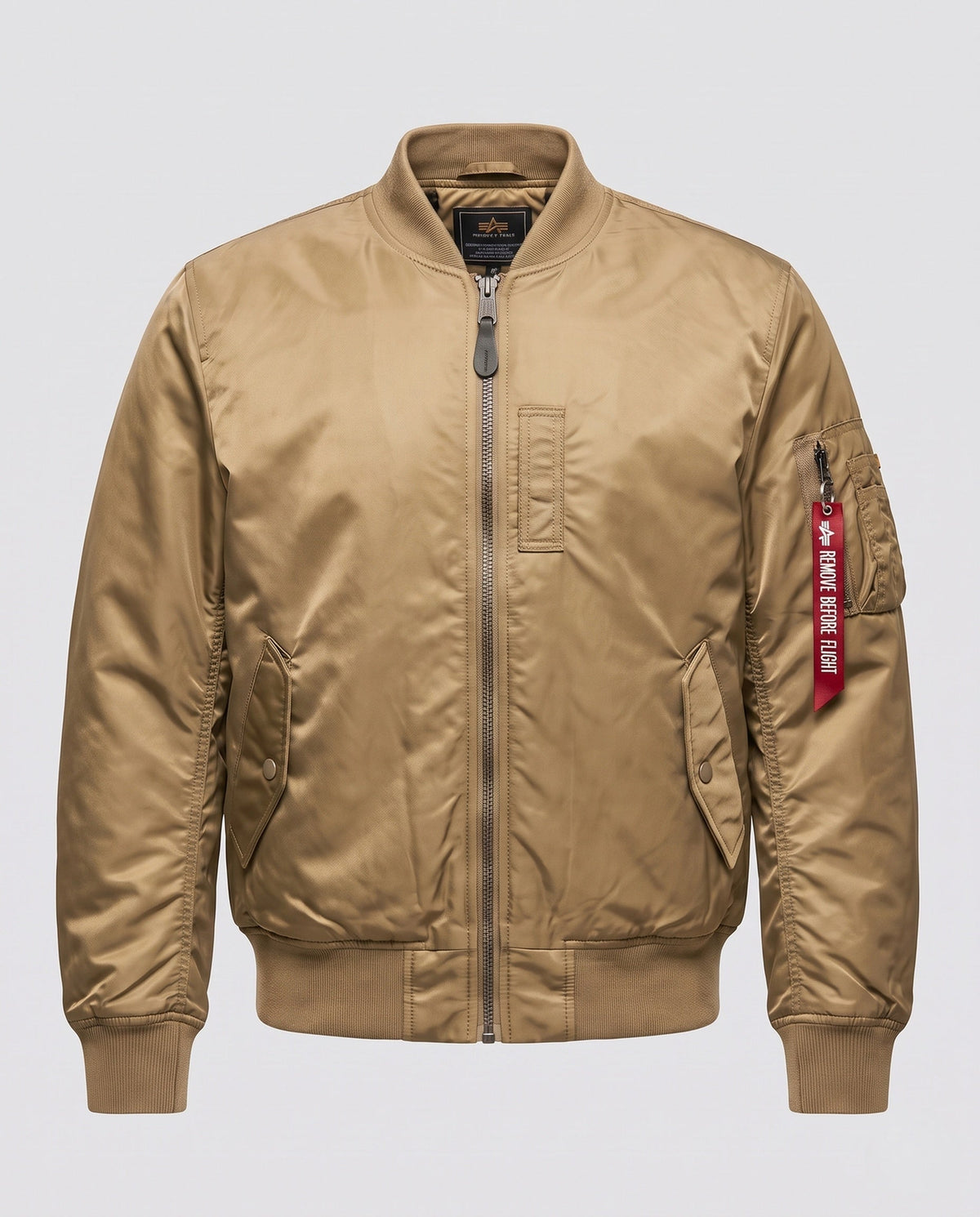 Chamarra acolchada hombre estilo piloto - Caqui (estándar)