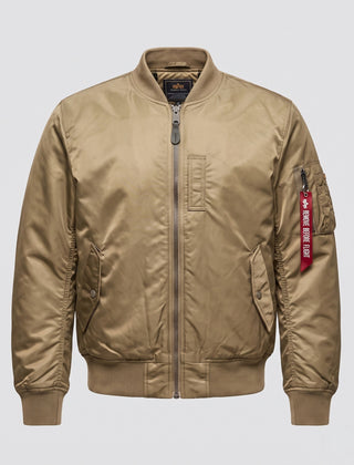 Chamarra acolchada hombre estilo piloto - Caqui (forrada)