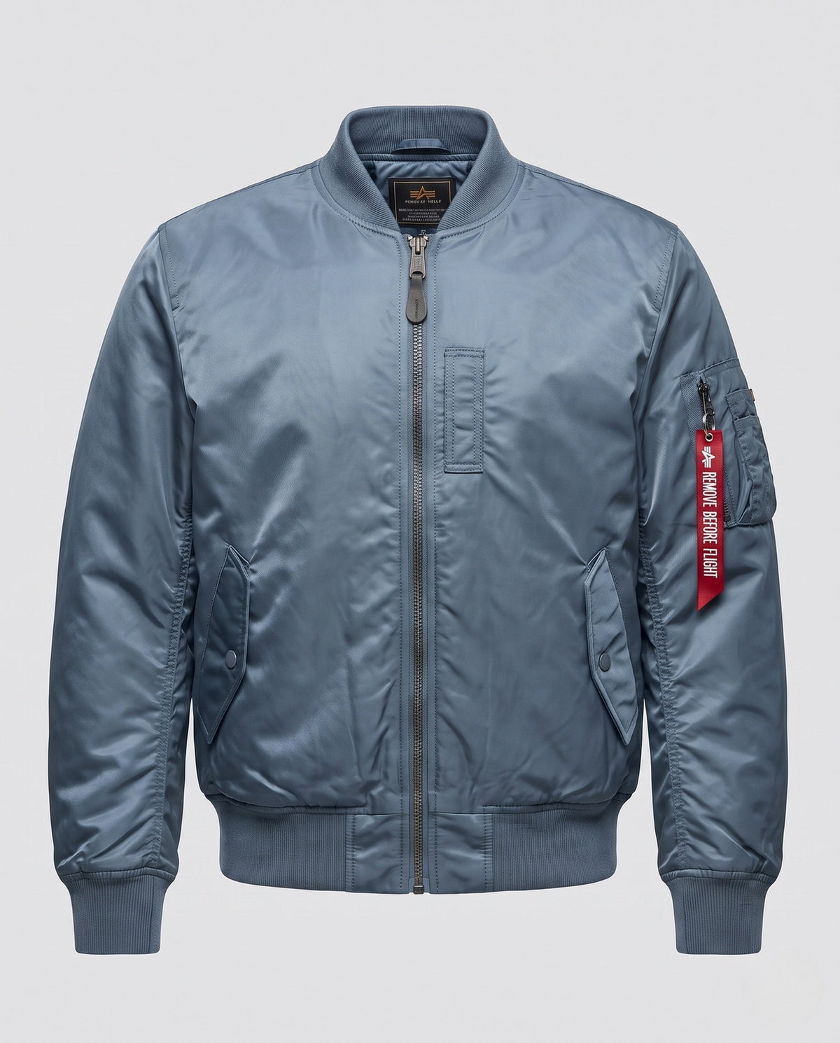 Chamarra acolchada hombre estilo piloto - Azul polvo (estándar)