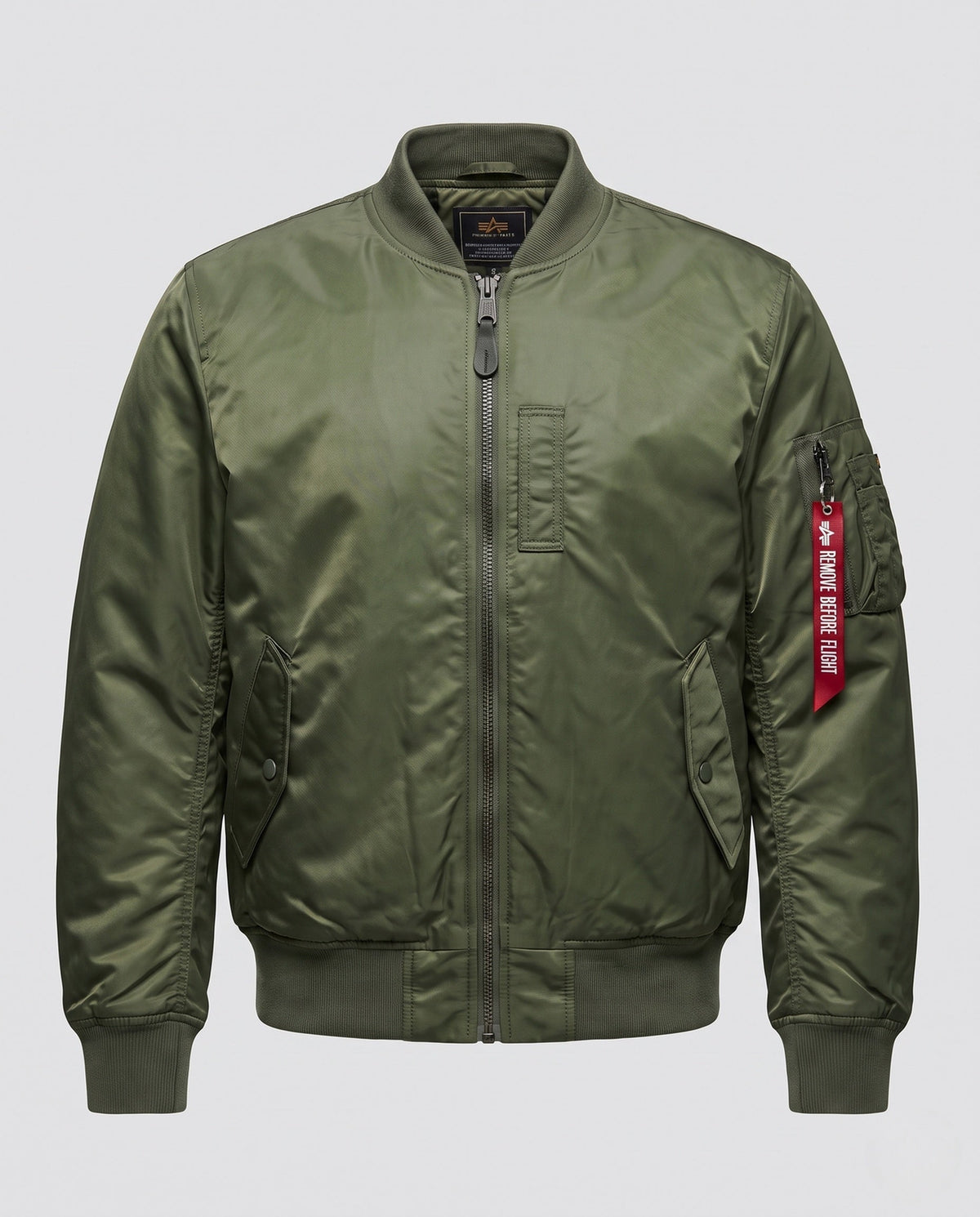 Chamarra acolchada hombre estilo piloto - Verde militar (estándar)