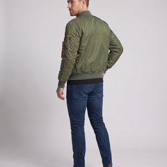 Chamarra acolchada hombre estilo piloto