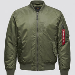 Chamarra acolchada hombre estilo piloto - Verde militar (acolchada)