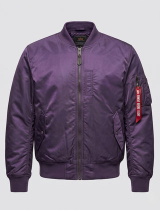 Chamarra acolchada hombre estilo piloto - Violeta (forro de algodón)