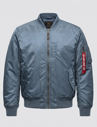 Chamarra acolchada hombre estilo piloto - Azul polvo (acolchada)
