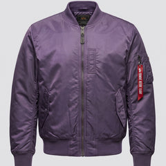 Chamarra acolchada hombre estilo piloto - Lila (estándar)