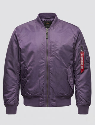Chamarra acolchada hombre estilo piloto - Lila (estándar)