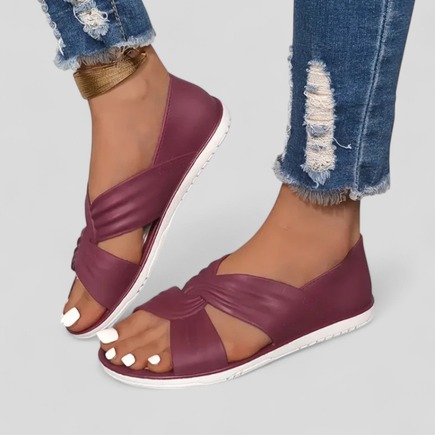 Rosa | Sandalias Ortopédicas Cómodas Para Mujer