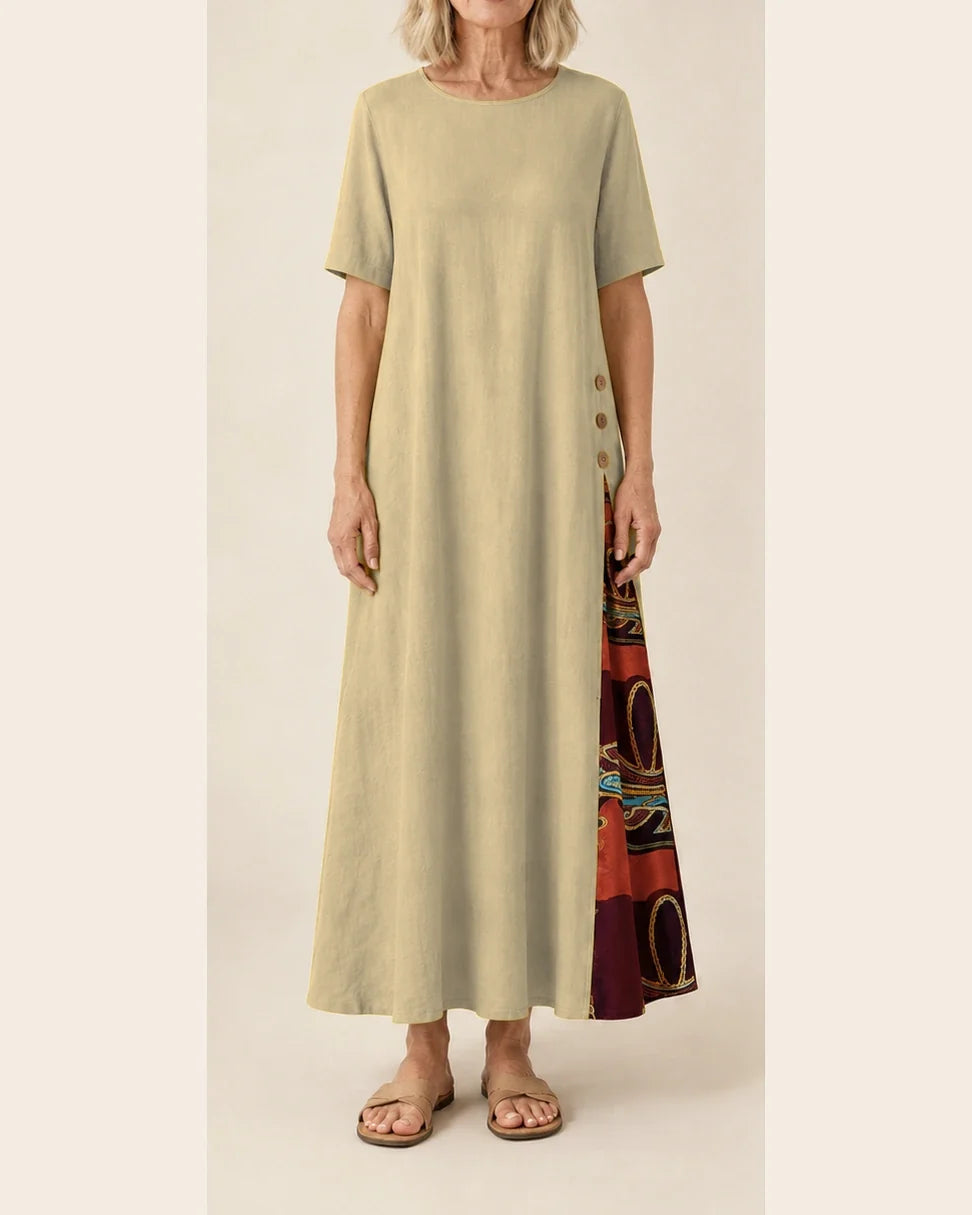 Brenda | Vestido elegante y casual de lino
