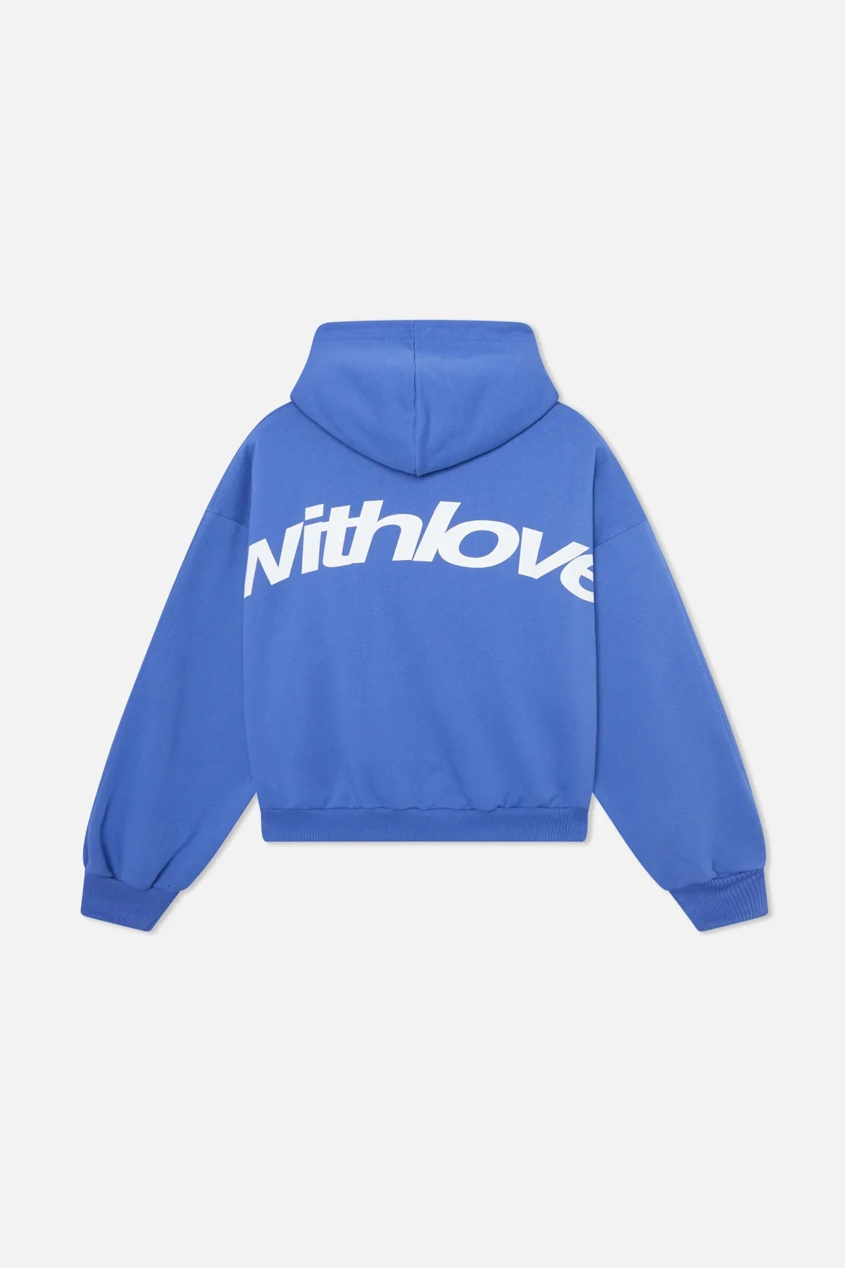 Sudadera Oversize Hombre con Bolsa Canguro - Azul