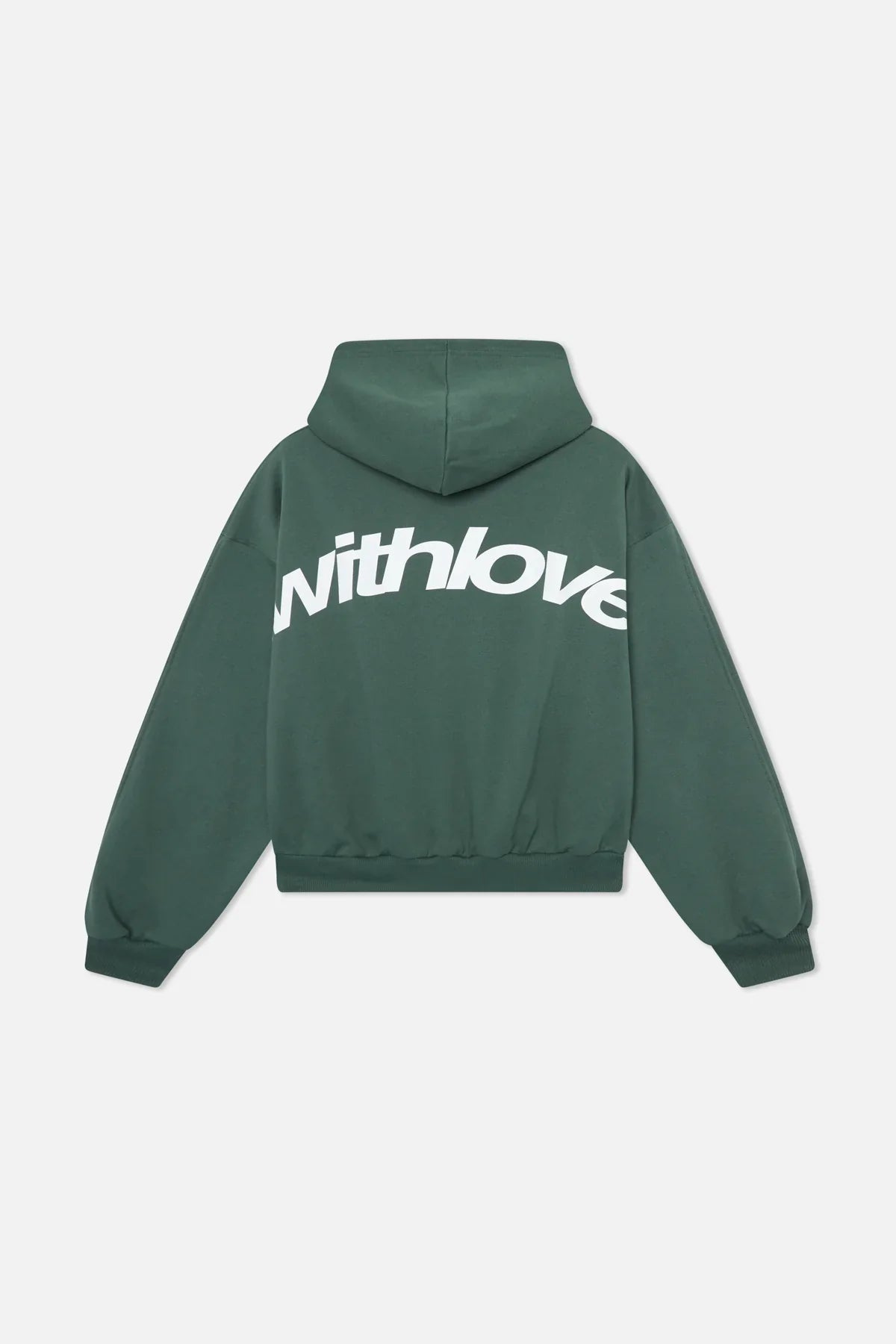 Sudadera Oversize Hombre con Bolsa Canguro - Verde