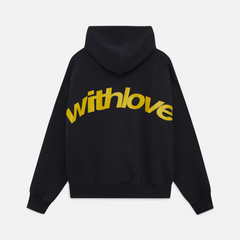 Sudadera Oversize Hombre con Bolsa Canguro - Negro