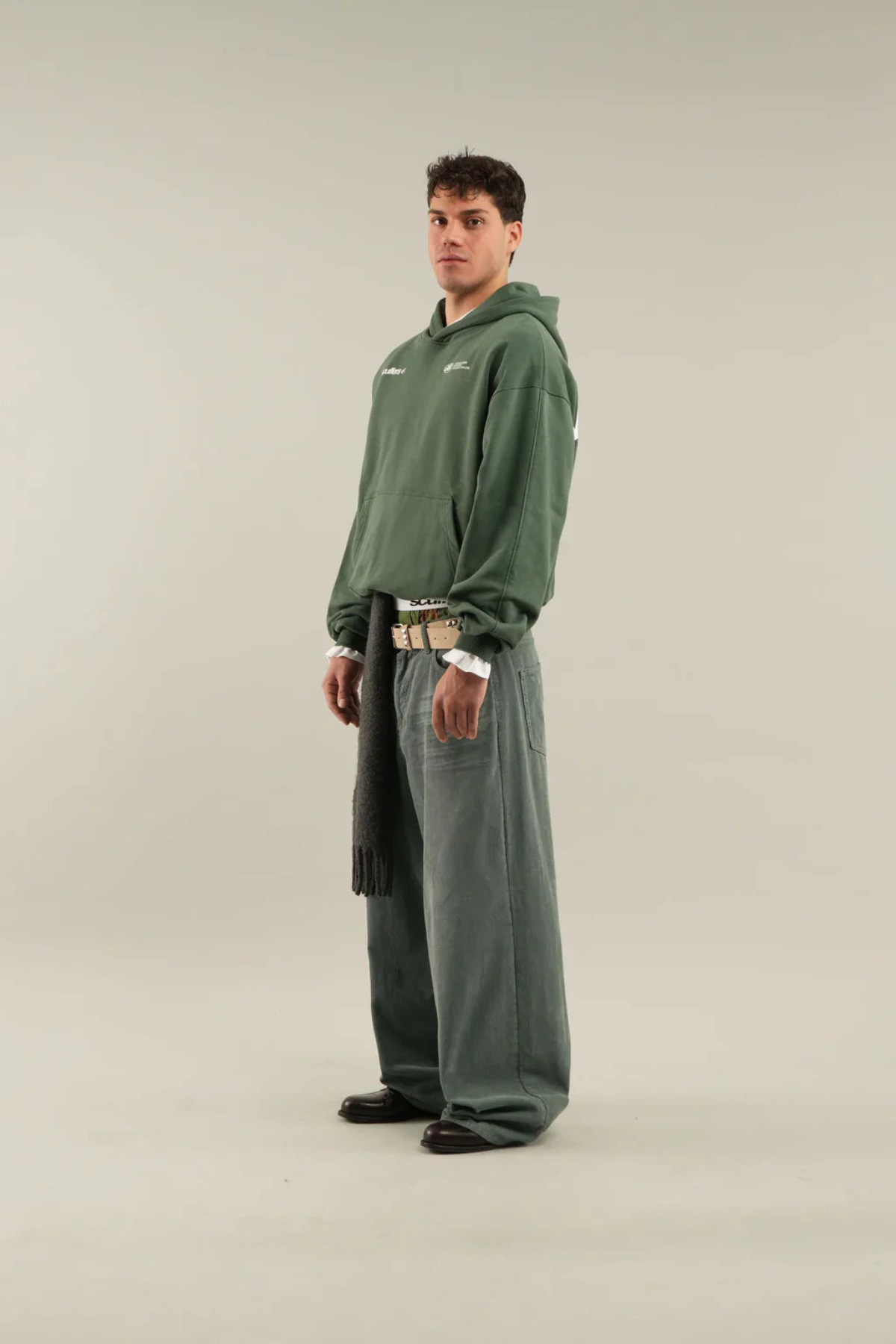 Sudadera Oversize Hombre con Bolsa Canguro