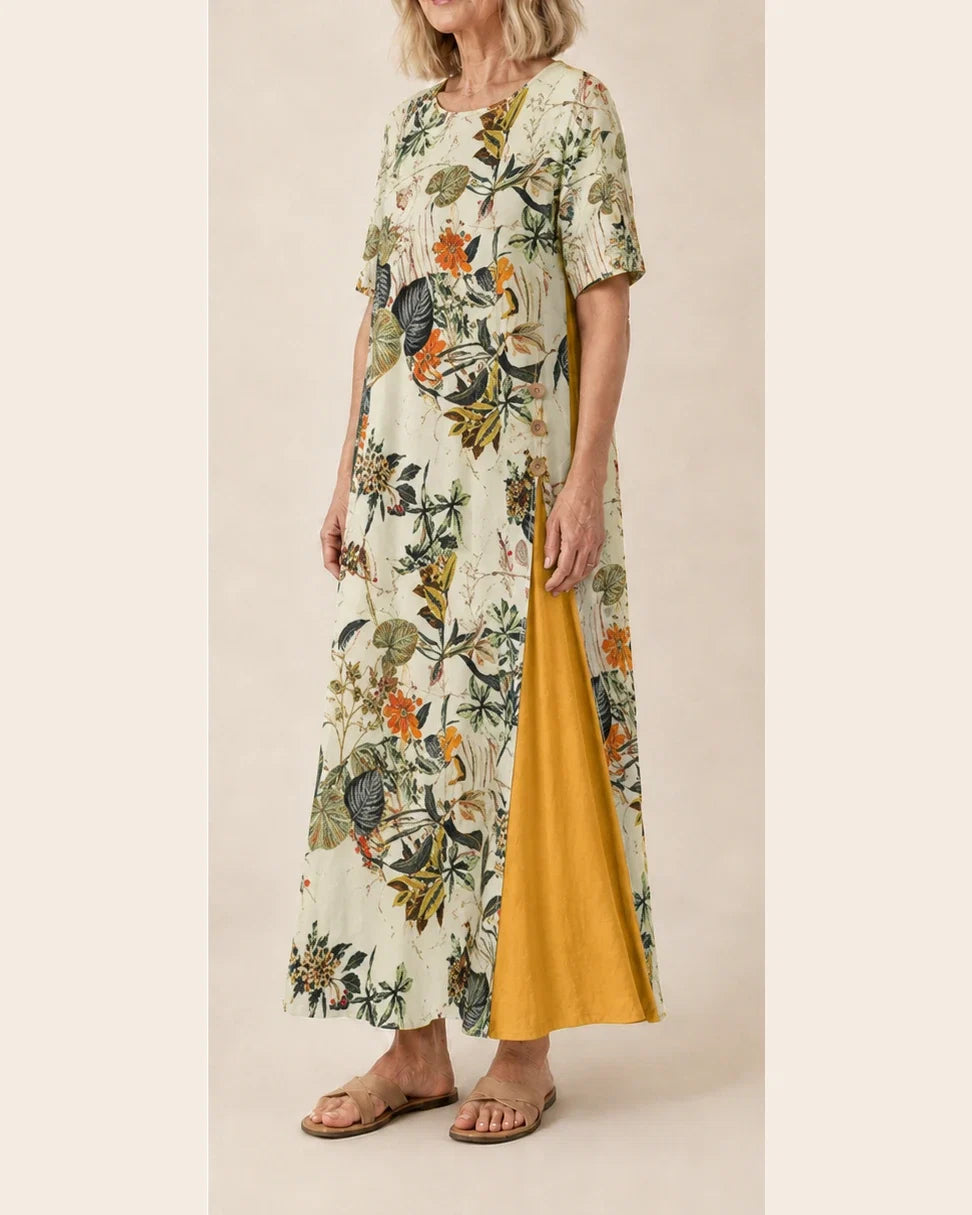 Brenda | Vestido elegante y casual de lino