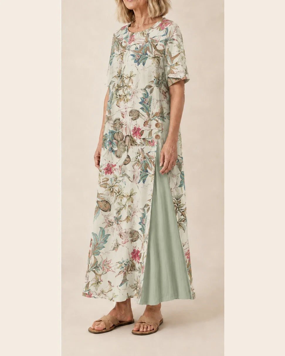 Brenda | Vestido elegante y casual de lino