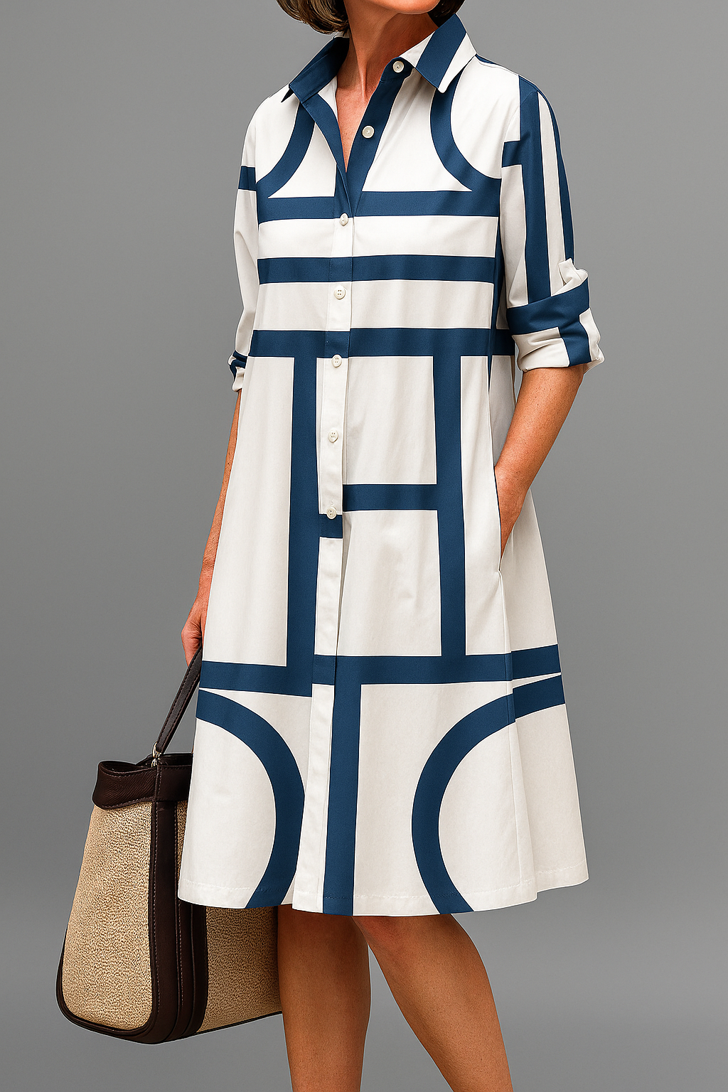 Estela | Vestido Midi Sofisticado