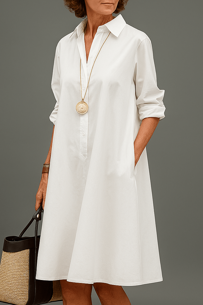 Verónica | Vestido Midi de Seda Sofisticado