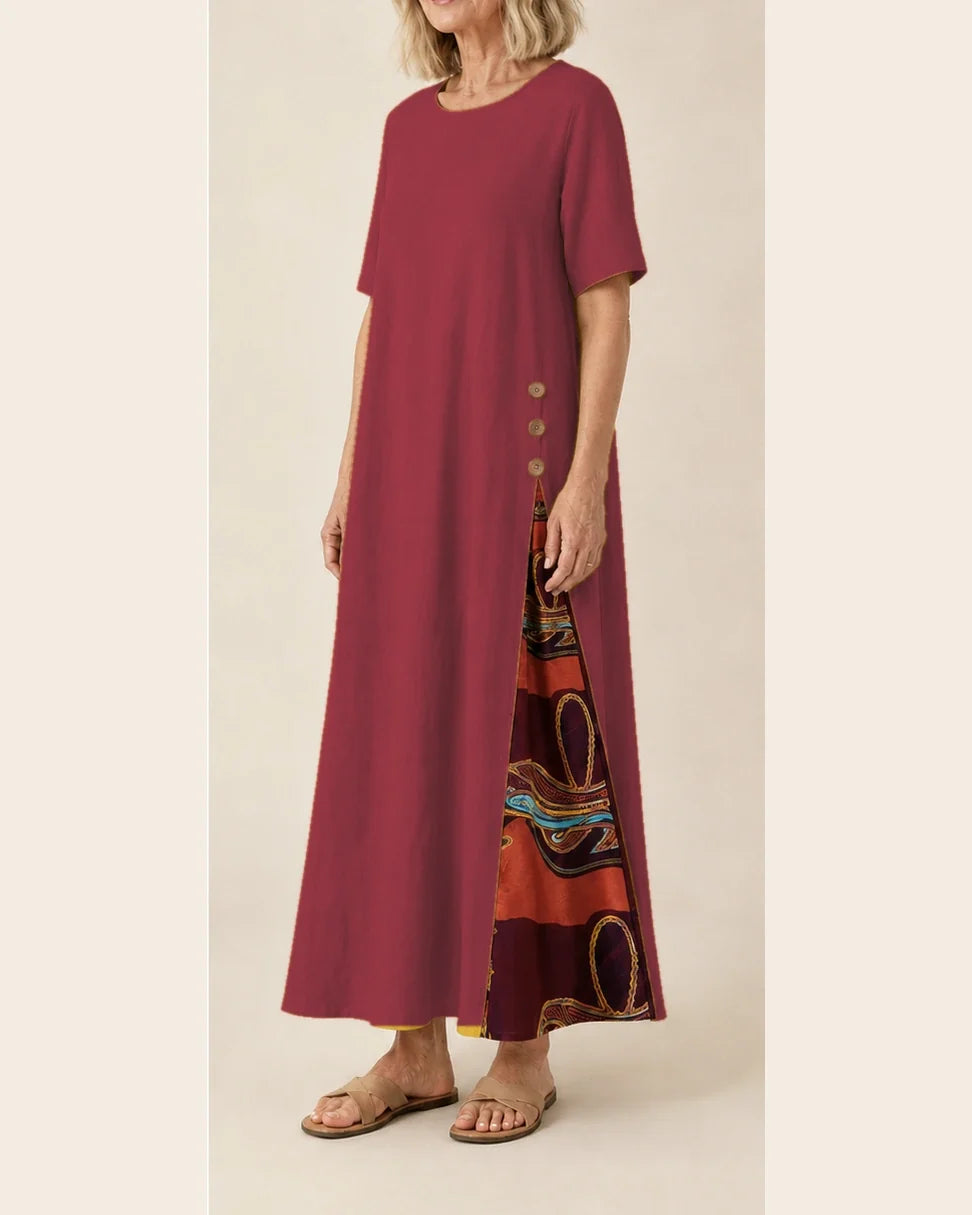 Brenda | Vestido elegante y casual de lino