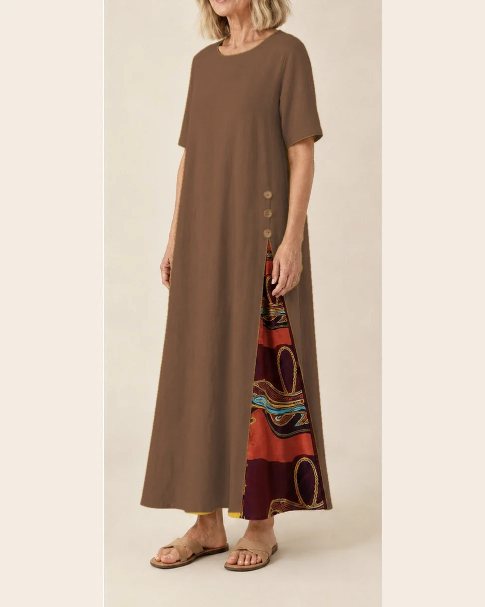 Brenda | Vestido elegante y casual de lino