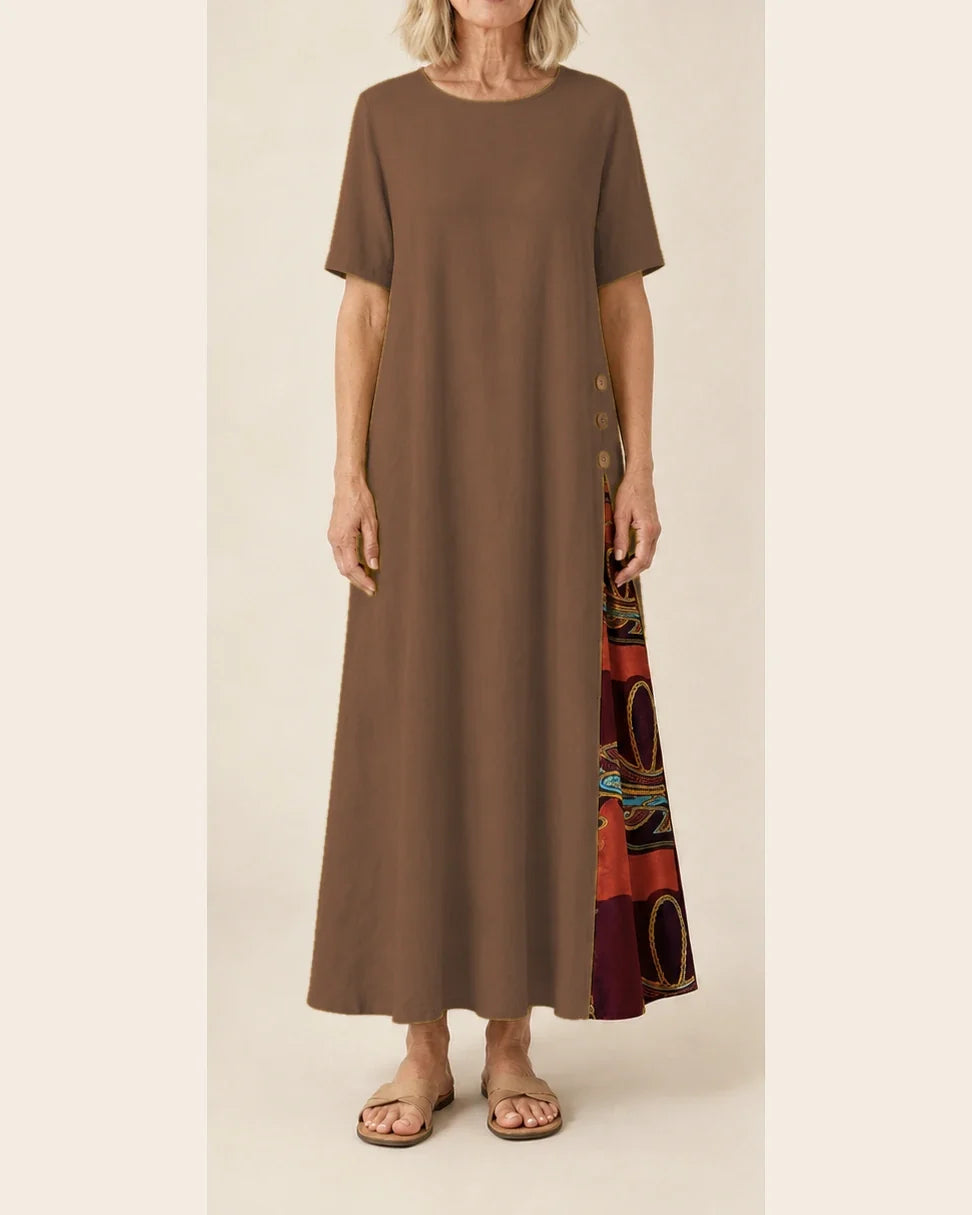 Brenda | Vestido elegante y casual de lino