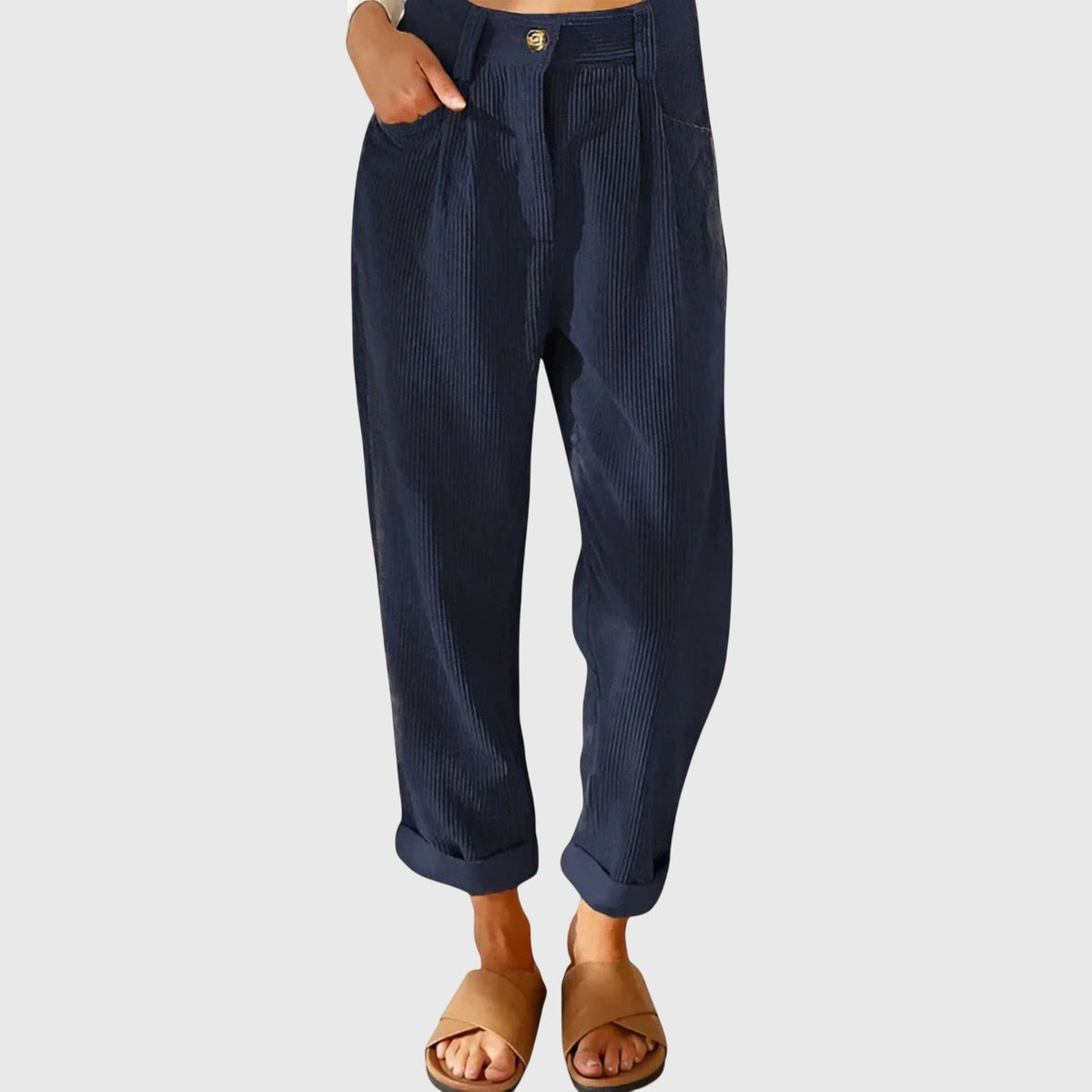 Chabela | Pantalón de Pana de Corte Moderno
