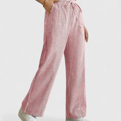 Janeth | Pantalón Ancho con Cintura Ajustable de Cordón