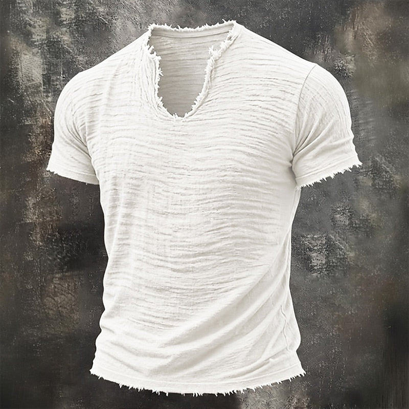 Raúl | Playera Casual con Cuello en V