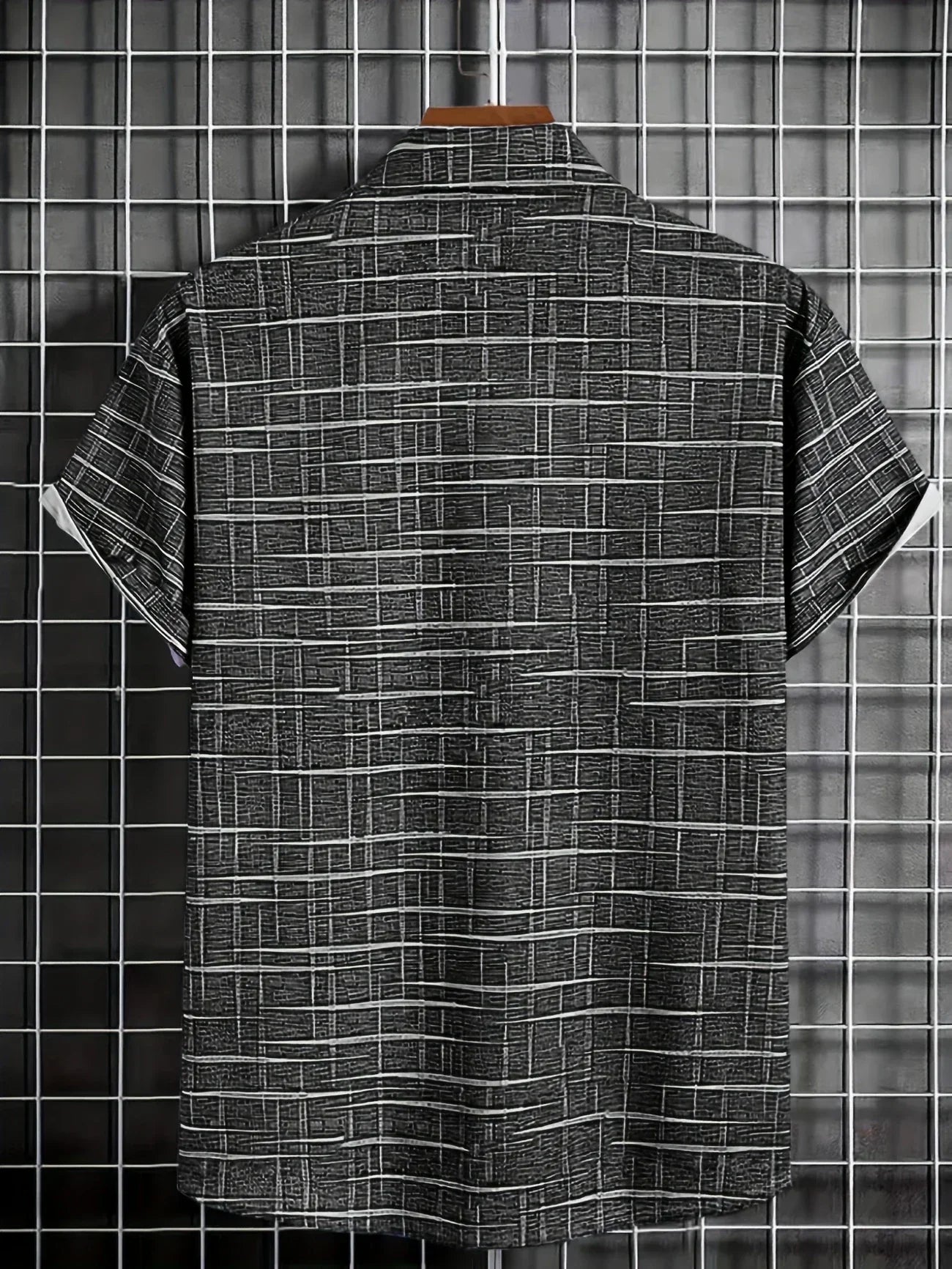 Ángel | Camisa elegante de rayas y cuadros