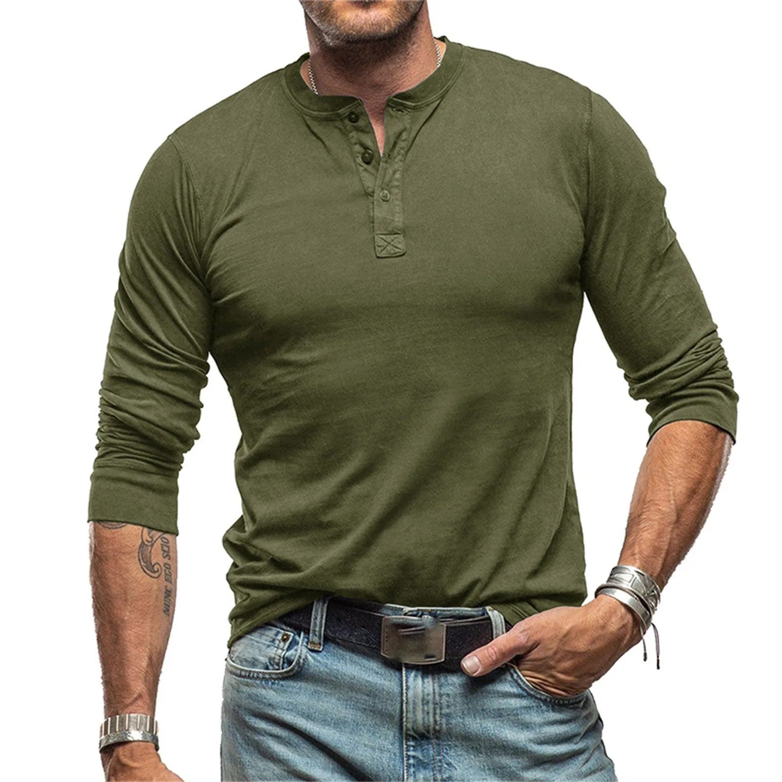 Javier | Camisa vintage de manga larga