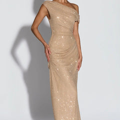 Vestido de noche elegante con lentejuelas