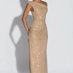Vestido de noche elegante con lentejuelas