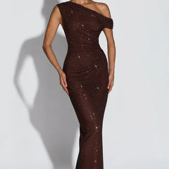 Vestido de noche elegante con lentejuelas