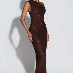 Vestido de noche elegante con lentejuelas