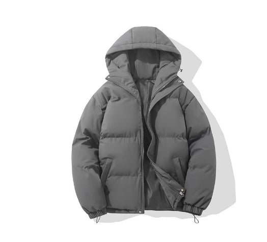 Chamarra acolchada hombre tipo puffer - Gris