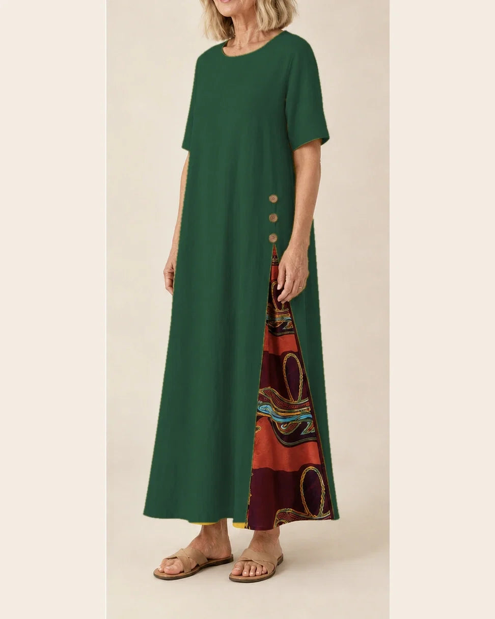 Brenda | Vestido elegante y casual de lino