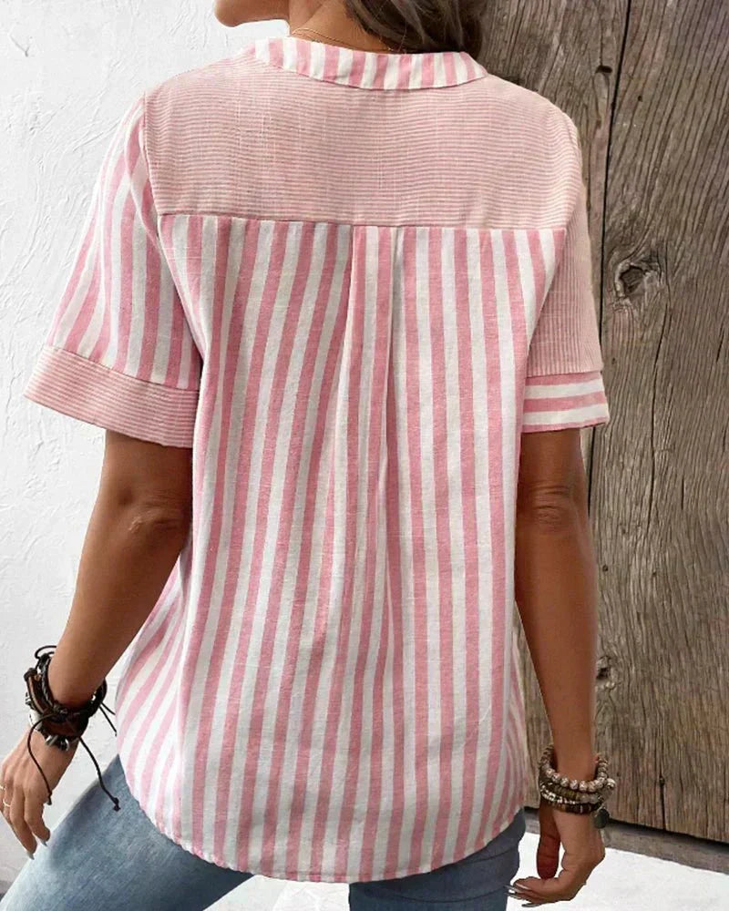 Monroe | Blusa de Rayas Suaves