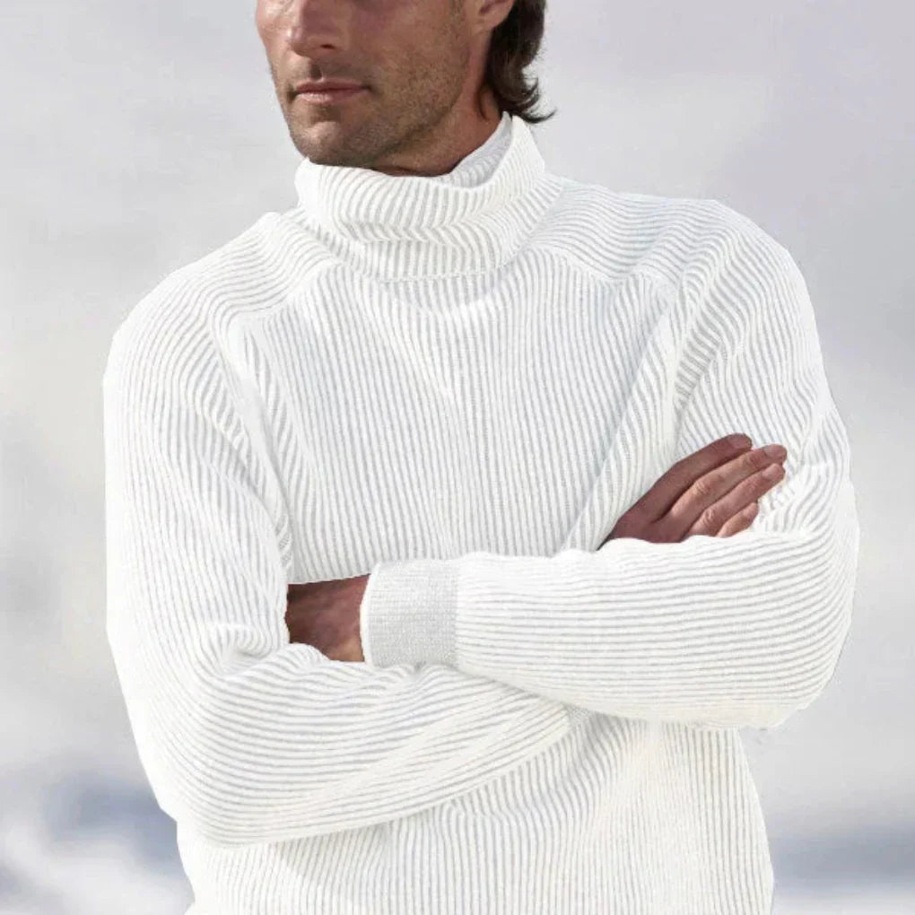 Cuauhtémoc | Suéter Elegante de Cuello Alto con Ajuste Estilizado