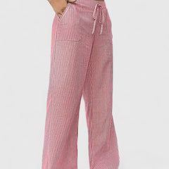 Janeth | Pantalón Ancho con Cintura Ajustable de Cordón