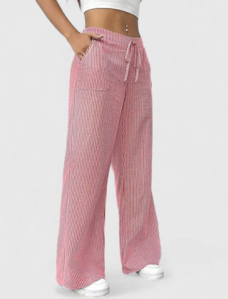 Janeth | Pantalón Ancho con Cintura Ajustable de Cordón