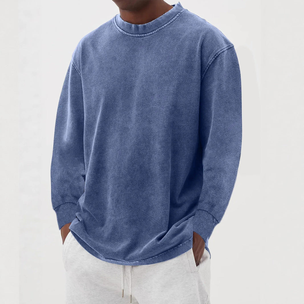 Sudadera Oversize Hombre Cuello Redondo