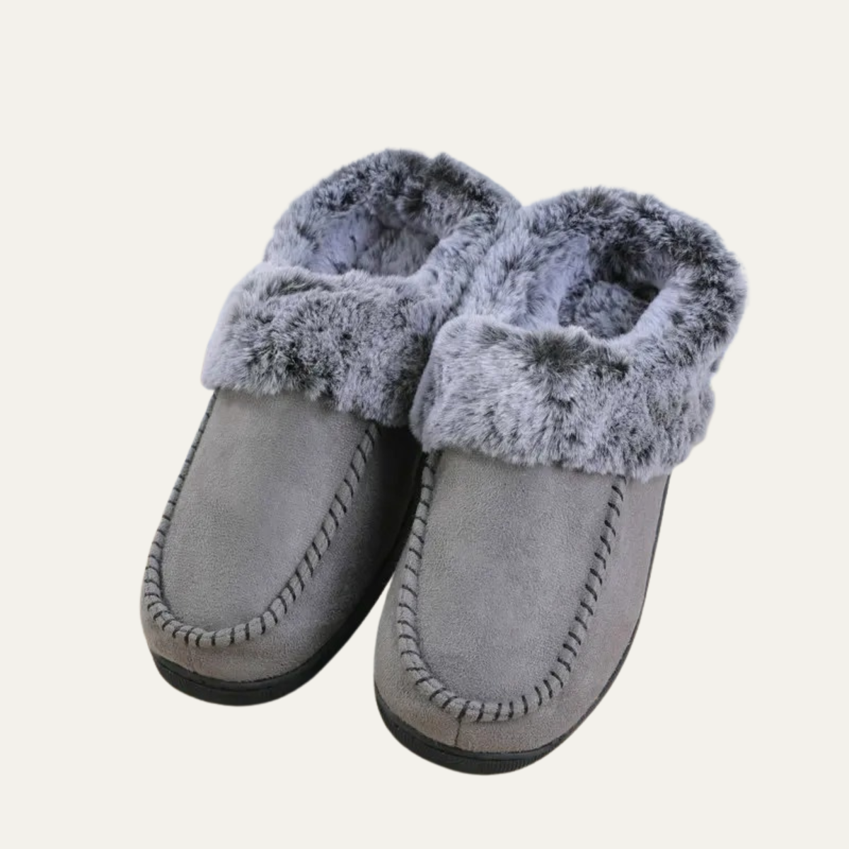 Pantuflas Hombre Forradas con Pelo Sintético