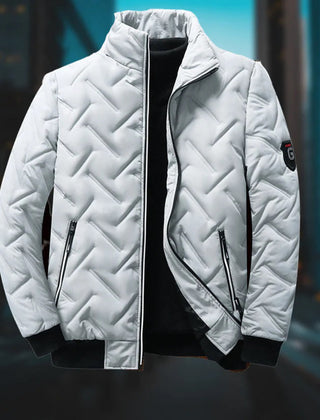 Chamarra acolchada hombre ligera - Gris