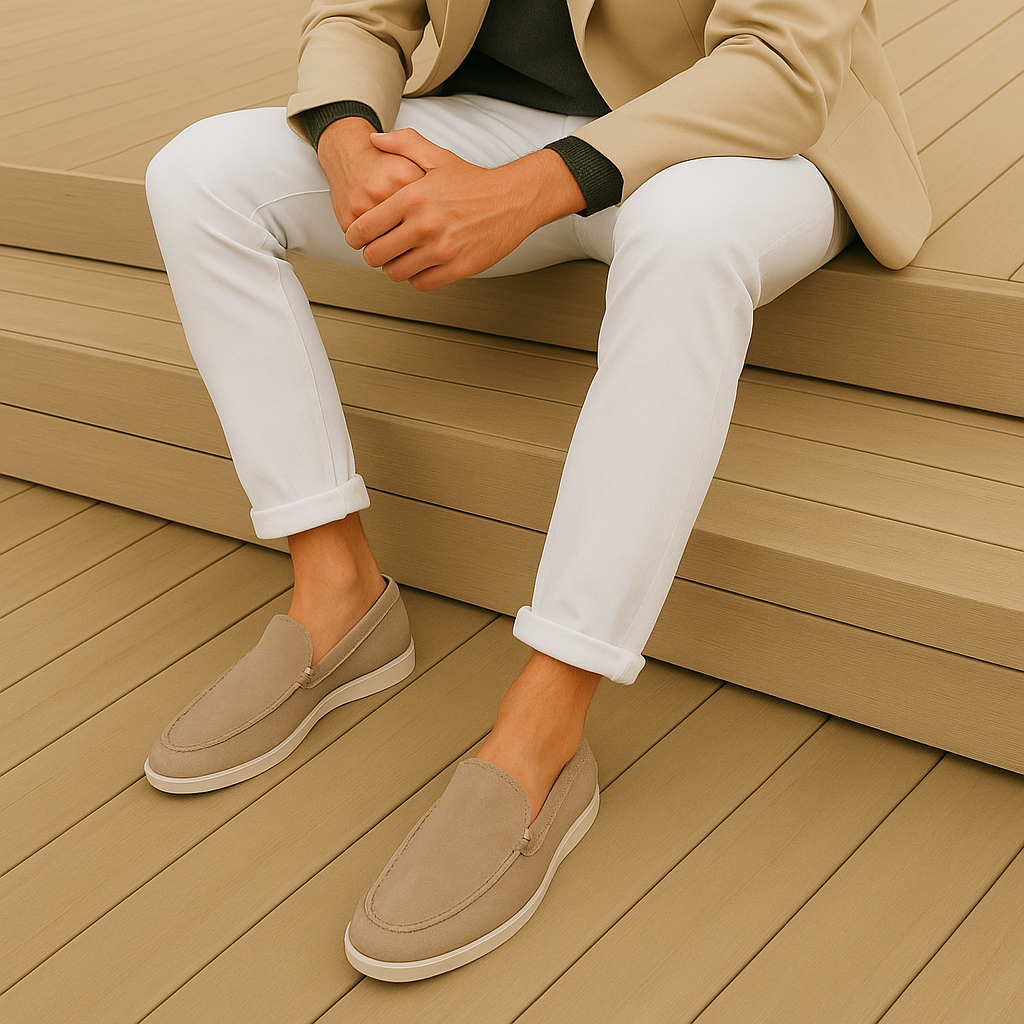 Rafael | Mocasines elegantes de ante