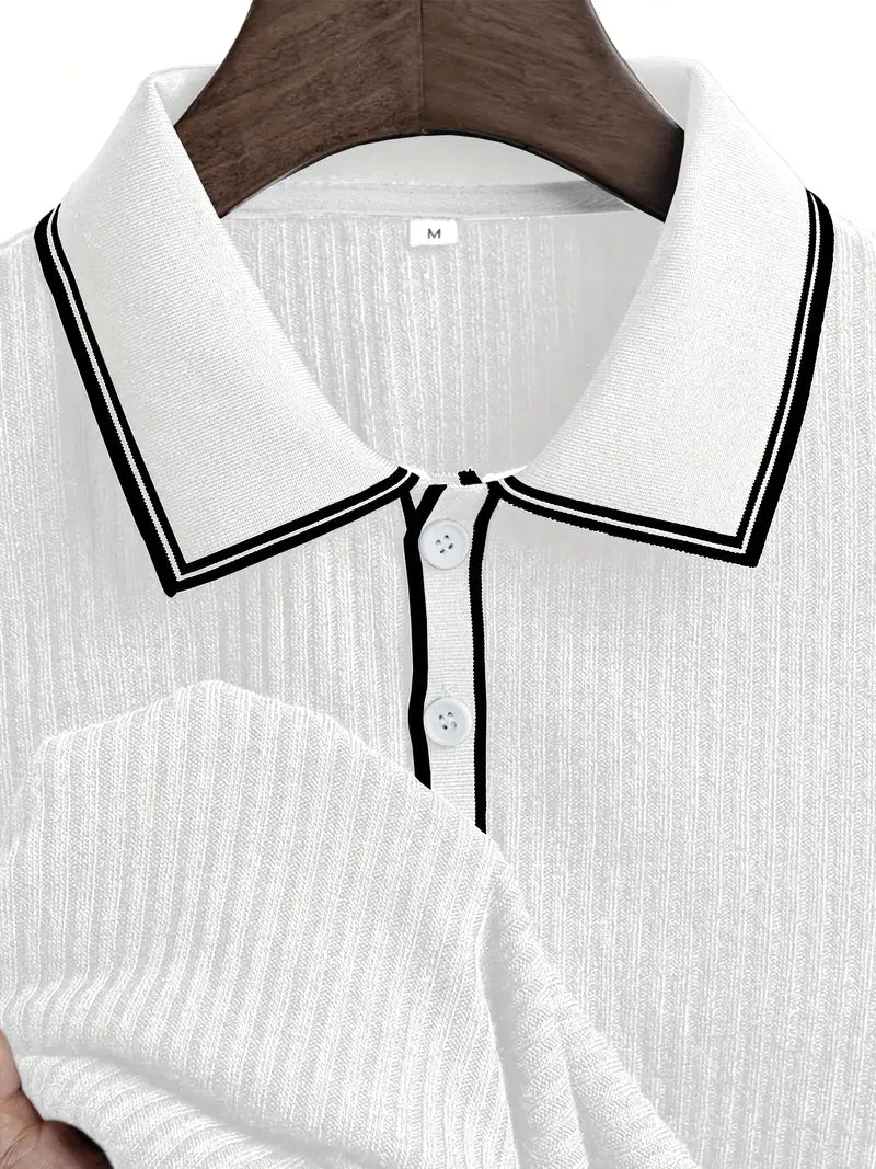 Andrés | Polo elegante de manga corta