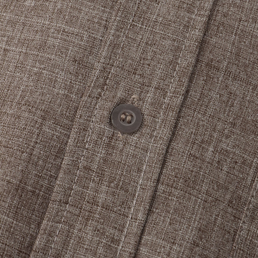 Leonardo | Camisa de algodón lisa con botones