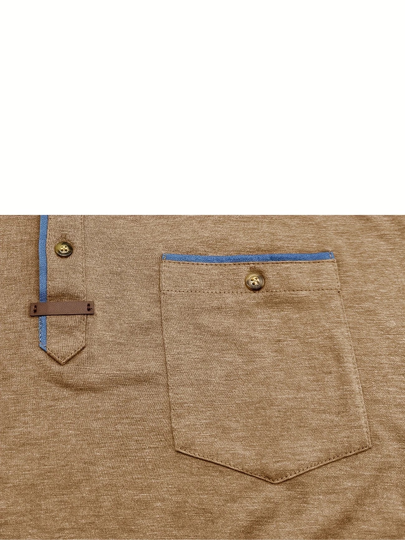 Pedro | Camiseta de cuello redondo elegante con bolsillo